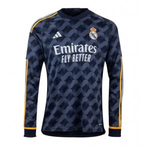 Maillot de foot Real Madrid Extérieur 2023-24 Manche Longue